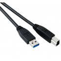 USB 2.0 A Male - B Male Cable