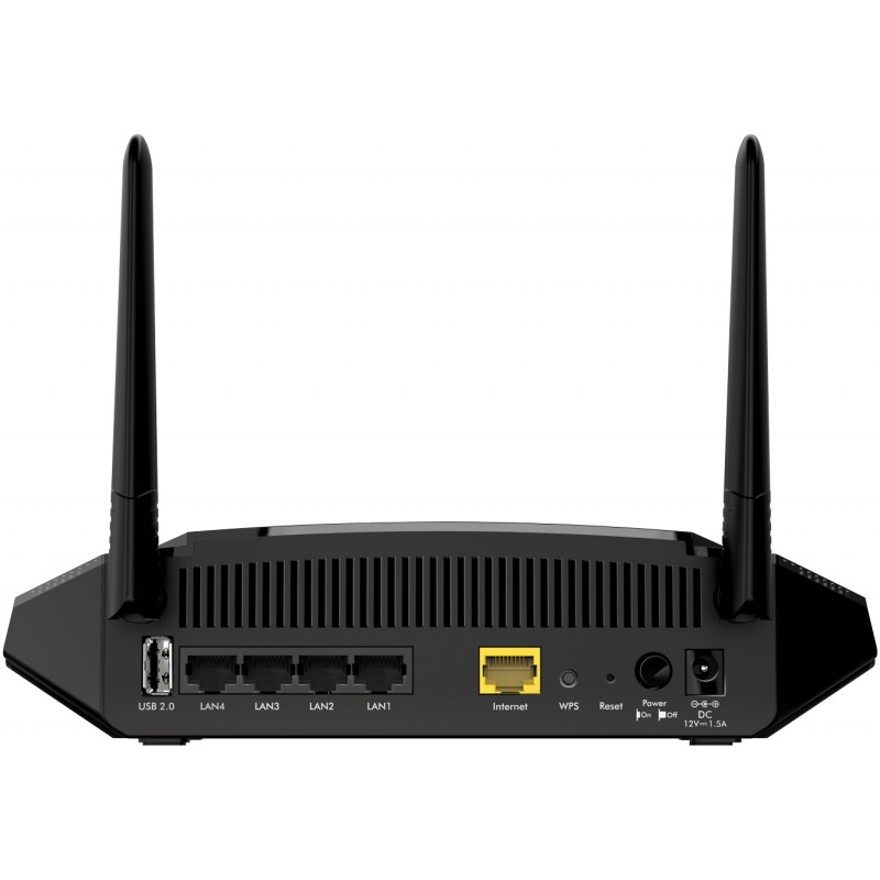 Netgear R6260 wireless router Dual-band (2.4 GHz / 5 GHz) Gigabit ...