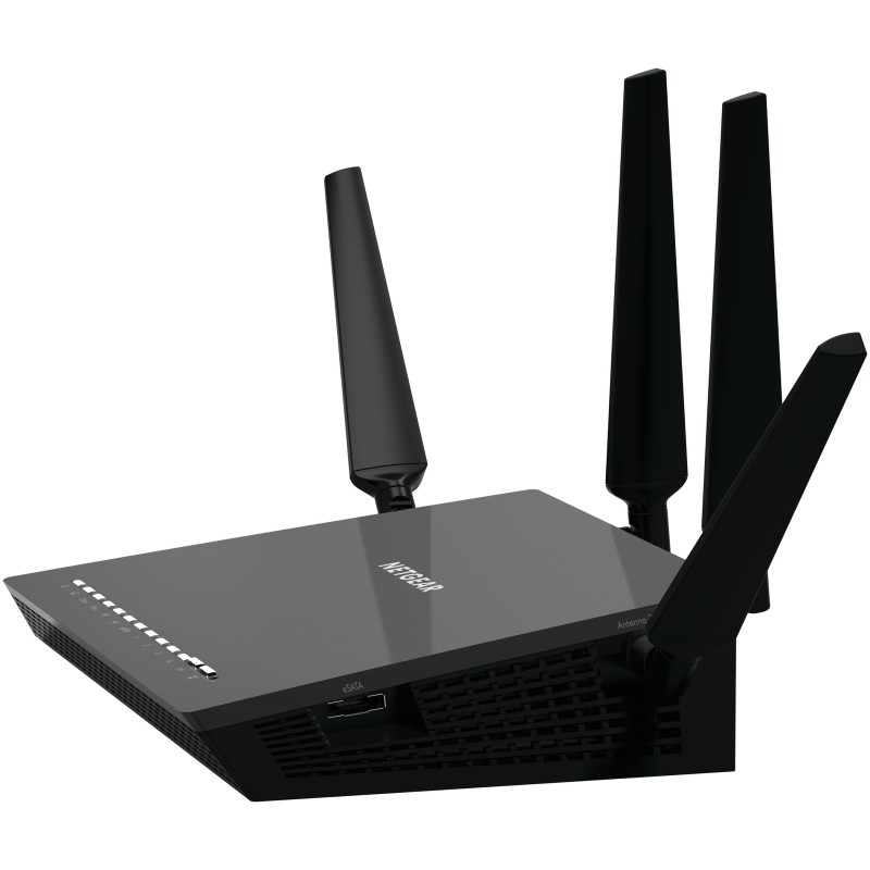 Netgear R7800 wireless router Dual-band (2.4 GHz / 5 GHz) Gigabit ...