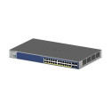 NETGEAR 28-Port PoE Gigabit/10G Stackable Smart Switch (GS728TXP)