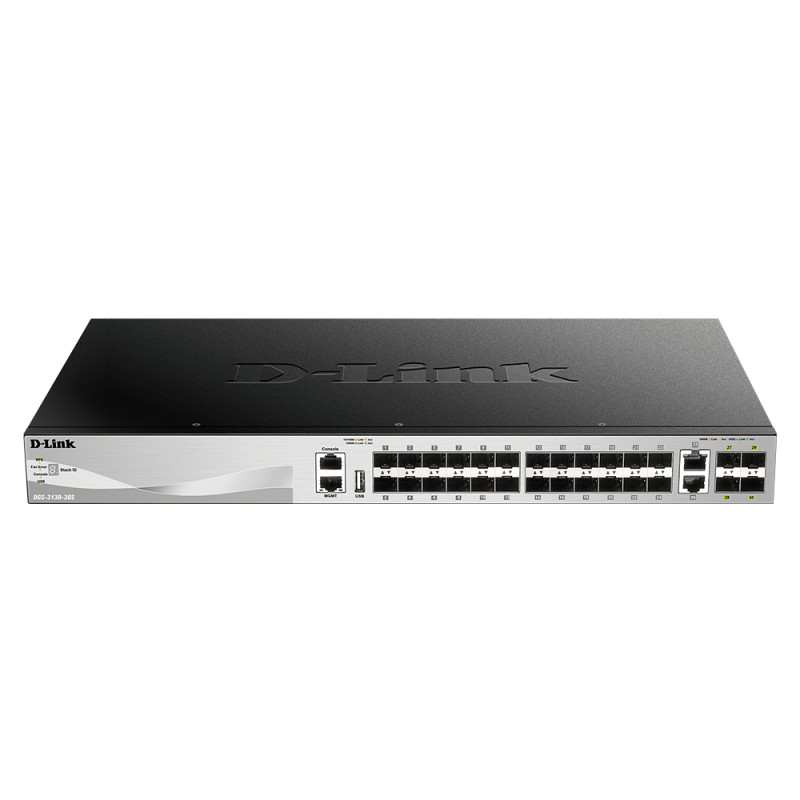 D-Link 30-Port Lite Layer 3 Stackable Managed Switch DGS-3130-30S