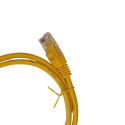 Cat5e Yellow PVC 1m RJ45 Leads