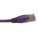 Cat5e Purple PVC 2m RJ45 Leads