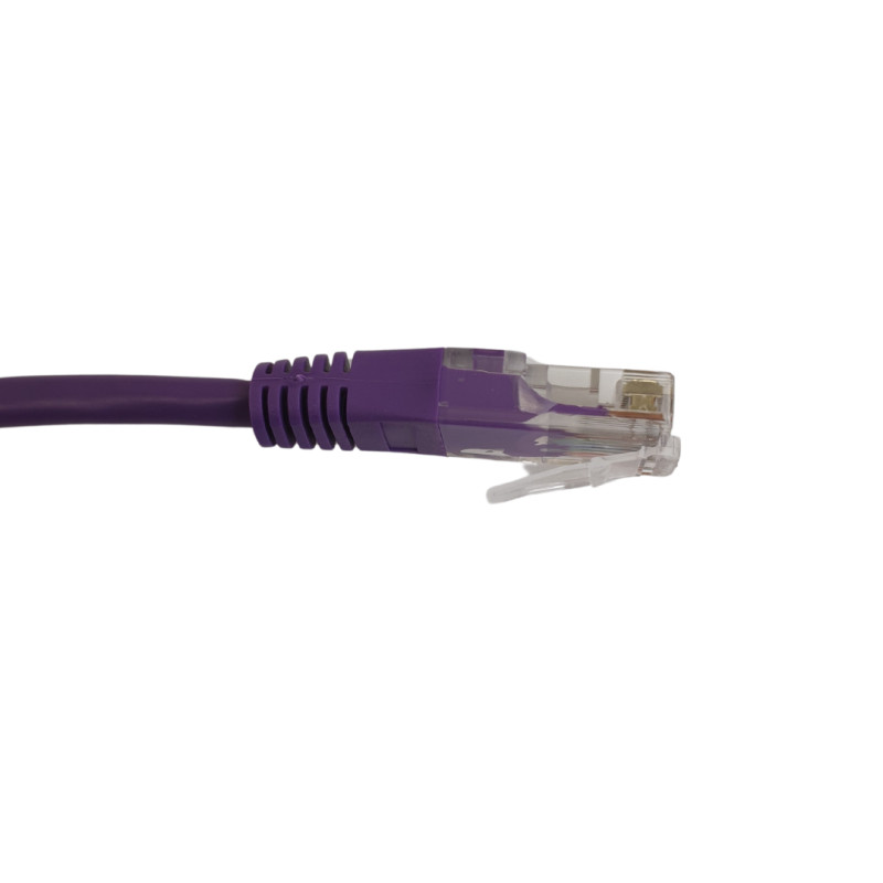 Cat5e Purple PVC 3m RJ45 Leads