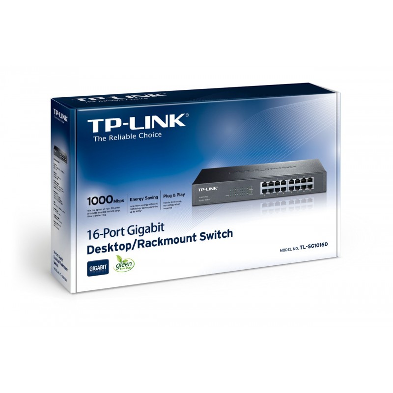 TP-LINK 16-Port Gigabit Desktop/Rackmount Switch